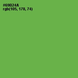 #69B24A - Asparagus Color Image