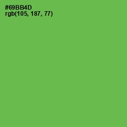 #69BB4D - Asparagus Color Image