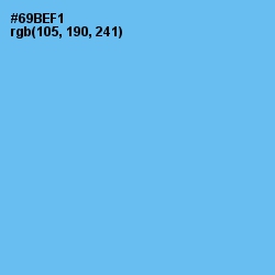 #69BEF1 - Picton Blue Color Image