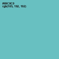 #69C0C0 - Downy Color Image