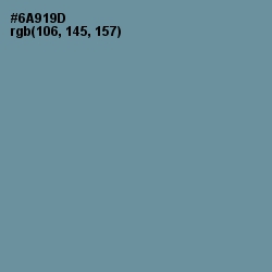 #6A919D - Juniper Color Image