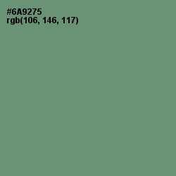 #6A9275 - Viridian Green Color Image