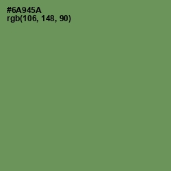 #6A945A - Glade Green Color Image