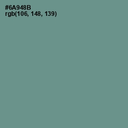 #6A948B - Patina Color Image