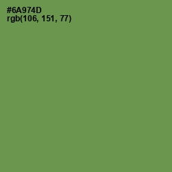 #6A974D - Glade Green Color Image