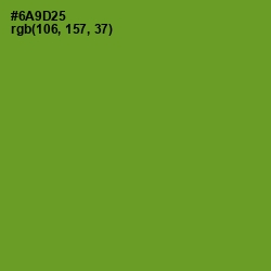 #6A9D25 - Olive Drab Color Image