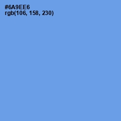 #6A9EE6 - Cornflower Blue Color Image