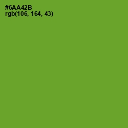 #6AA42B - Olive Drab Color Image