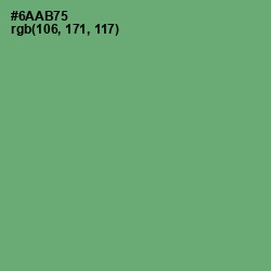 #6AAB75 - Fern Color Image