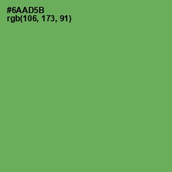 #6AAD5B - Asparagus Color Image