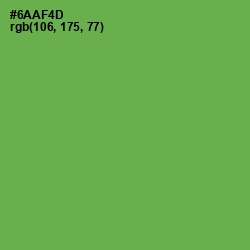 #6AAF4D - Asparagus Color Image