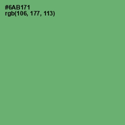 #6AB171 - Fern Color Image