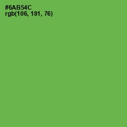 #6AB54C - Asparagus Color Image