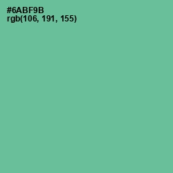 #6ABF9B - Silver Tree Color Image