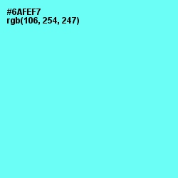 #6AFEF7 - Spray Color Image