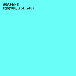 #6AFEF8 - Spray Color Image