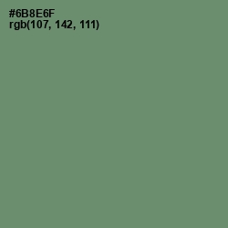 #6B8E6F - Highland Color Image