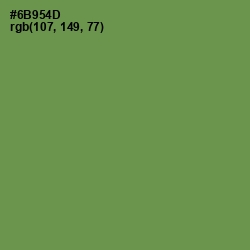 #6B954D - Glade Green Color Image