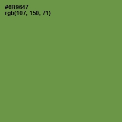 #6B9647 - Glade Green Color Image