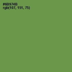 #6B974B - Glade Green Color Image