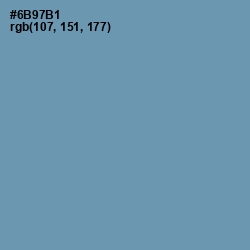 #6B97B1 - Gothic Color Image