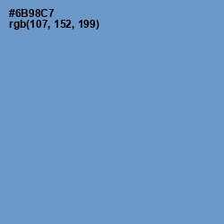 #6B98C7 - Danube Color Image
