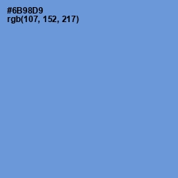 #6B98D9 - Danube Color Image