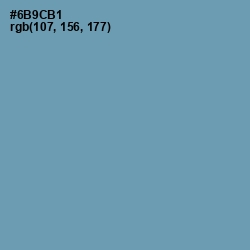 #6B9CB1 - Gothic Color Image