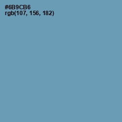 #6B9CB6 - Ship Cove Color Image