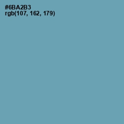 #6BA2B3 - Gumbo Color Image