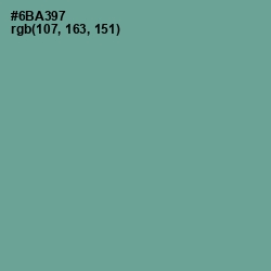 #6BA397 - Sea Nymph Color Image