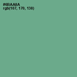 #6BAA8A - Silver Tree Color Image