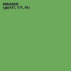 #6BAB5B - Asparagus Color Image