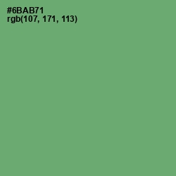 #6BAB71 - Fern Color Image