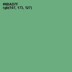#6BAD7F - Fern Color Image