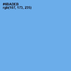 #6BADEB - Cornflower Blue Color Image