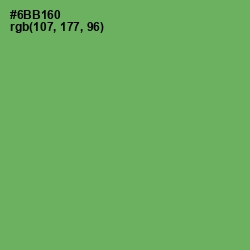 #6BB160 - Fern Color Image