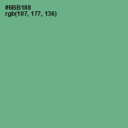 #6BB188 - Silver Tree Color Image