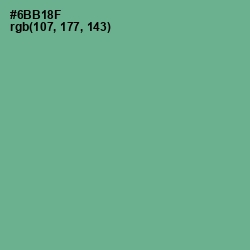 #6BB18F - Silver Tree Color Image