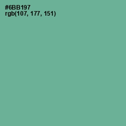 #6BB197 - Silver Tree Color Image