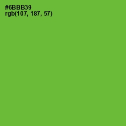 #6BBB39 - Apple Color Image