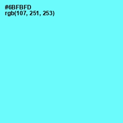 #6BFBFD - Spray Color Image