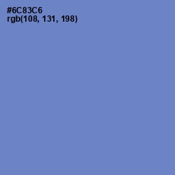 #6C83C6 - Danube Color Image