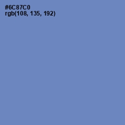 #6C87C0 - Danube Color Image