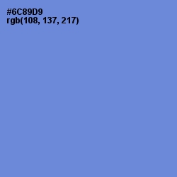 #6C89D9 - Danube Color Image