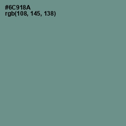 #6C918A - Patina Color Image