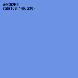 #6C92E6 - Cornflower Blue Color Image