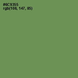 #6C9355 - Glade Green Color Image