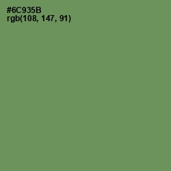 #6C935B - Glade Green Color Image