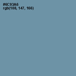 #6C93A6 - Gothic Color Image